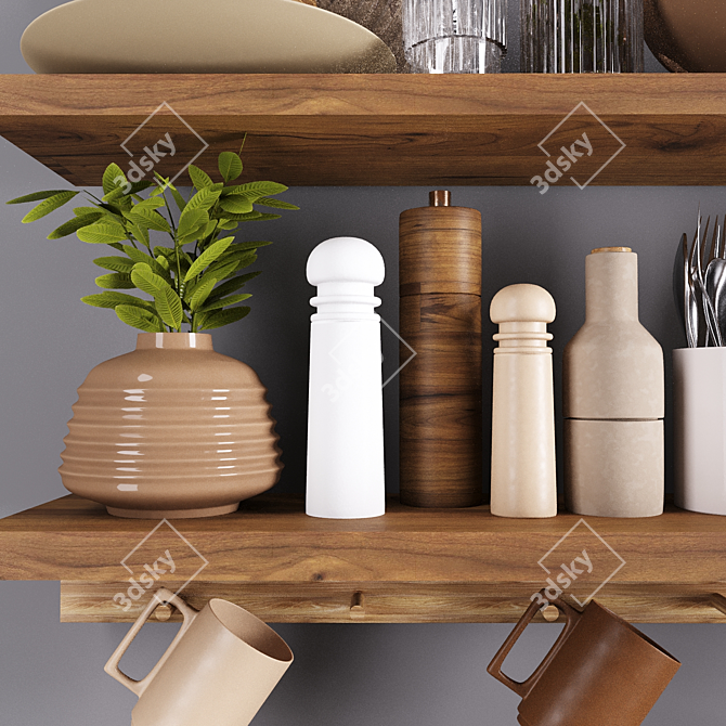 Essential Kitchen Tools &: Accessories 3D model image 3