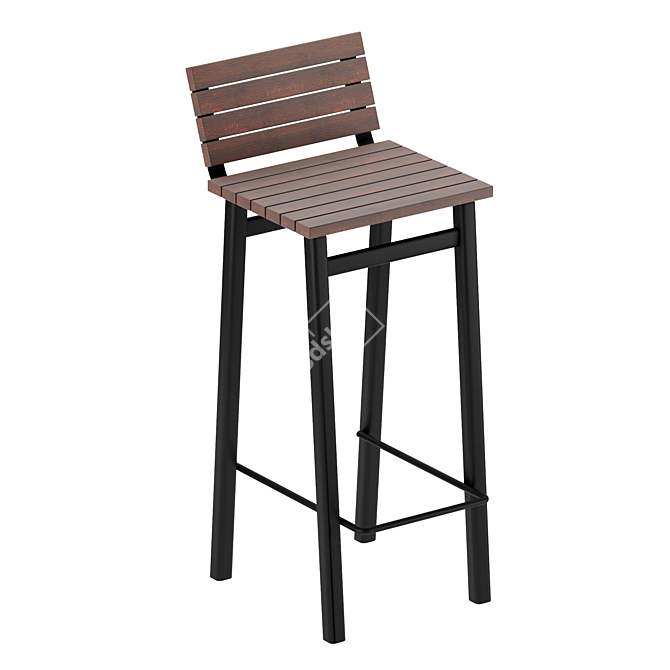 Urban Loft Bar Stool 3D model image 1