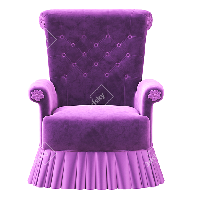 Dolfi Antique Armchair 3D model image 2