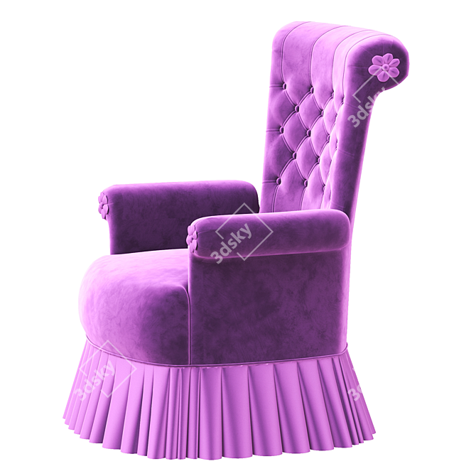 Dolfi Antique Armchair 3D model image 3