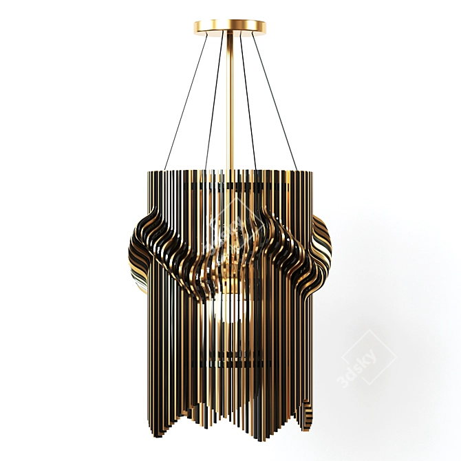 Elegant Pendant Lighting 3D model image 1