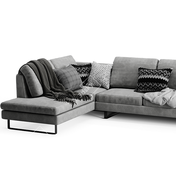 Customizable Boconcept Indivi Sofa 3D model image 2