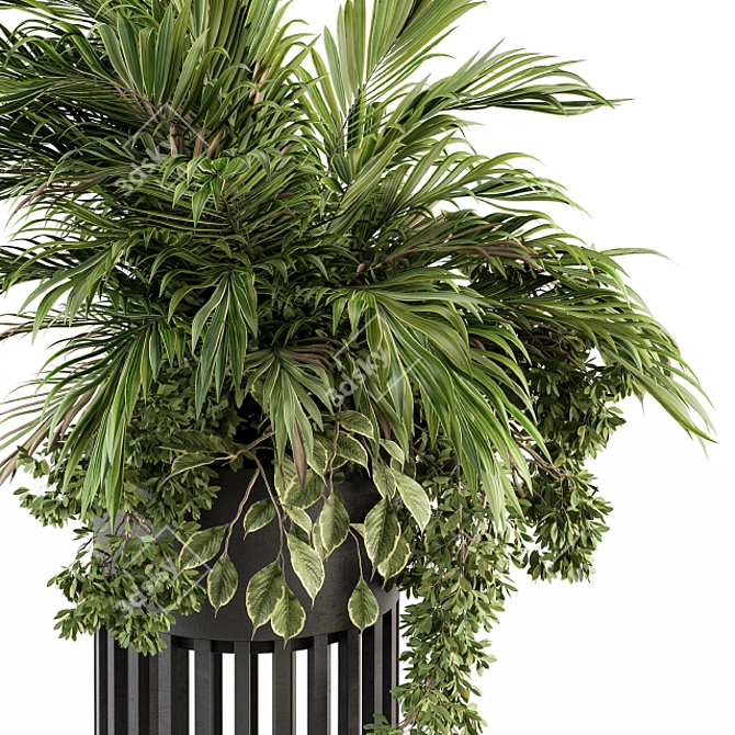 Tropical Oasis: Palm Indoor Plant 3D model image 3