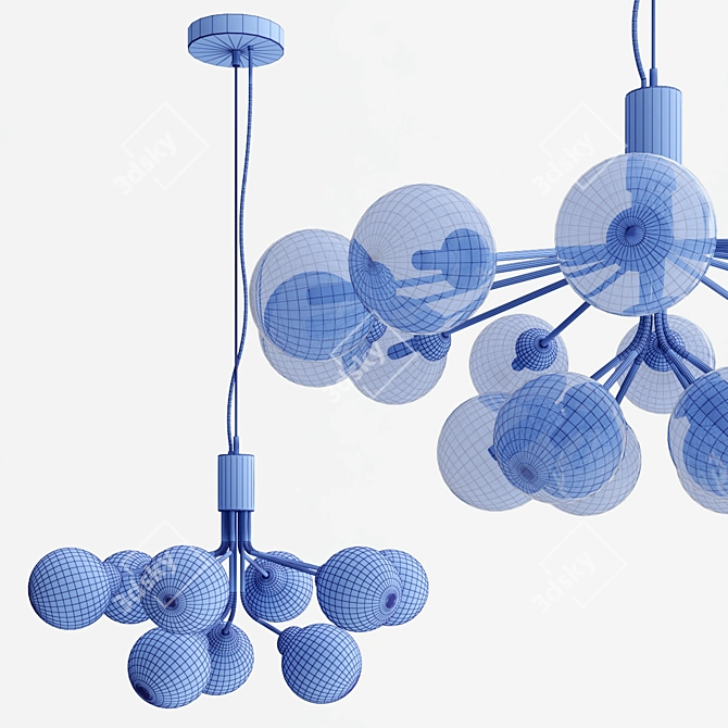 Elegant APIALES Pendant Lamps 3D model image 4