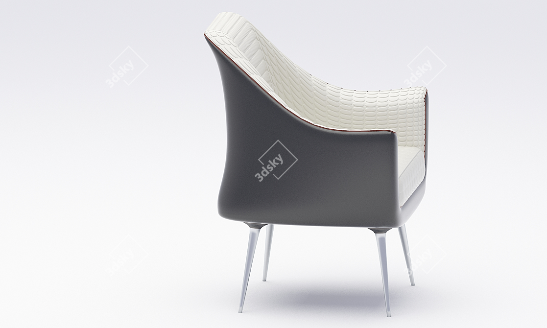 Cozy Comfort Armchair 3D model image 2