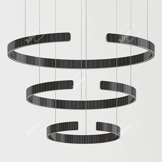 Modern LED Chandelier: BenWuTre 3D model image 3