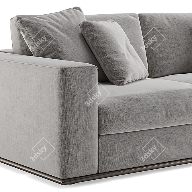 Modern Minotti Hamilton Corner Sofa 3D model image 4