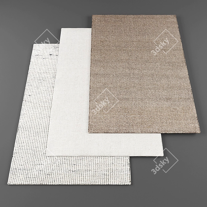 High Resolution Modern Rugs 3D model image 1