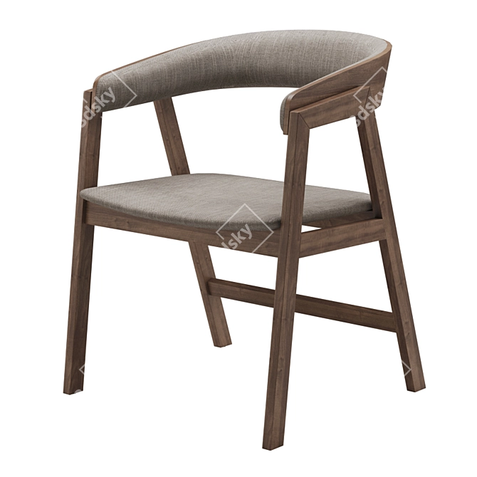 Sleek Austin Chair for Chic Interiors 3D model image 1