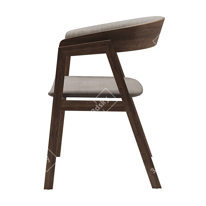 Sleek Austin Chair for Chic Interiors 3D model image 2