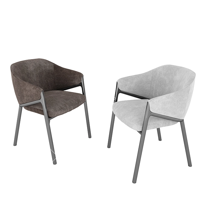 Stylish Hammer Chair & Ralf Table 3D model image 3