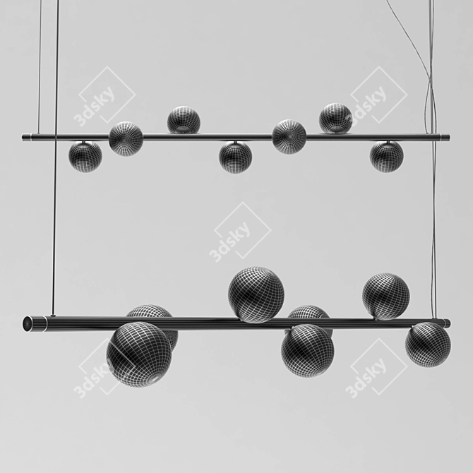 Elegant POMI Pendant Lamp 3D model image 3