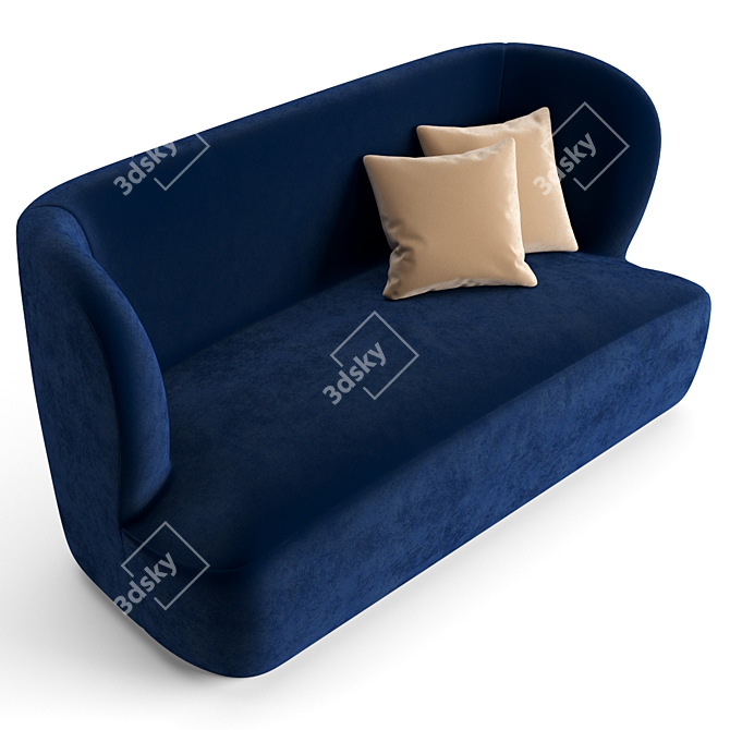 Gubi Stay 150cm Sofa: Timeless Design 3D model image 2