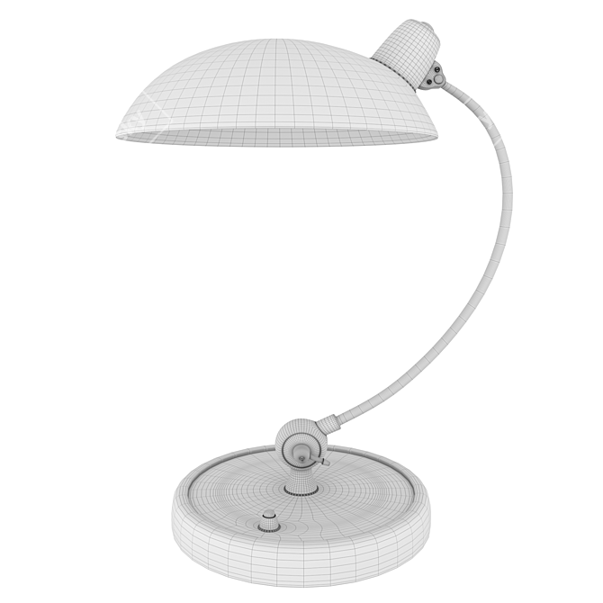 Modern Glass Table Lamp 3D model image 6