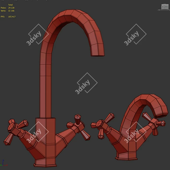 Newarc Hexa 3D Mixer Model 3D model image 5