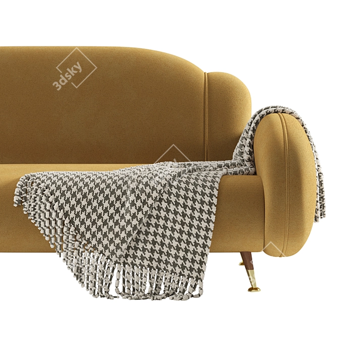 Modern MEZZO Miller Sofa 3D model image 3