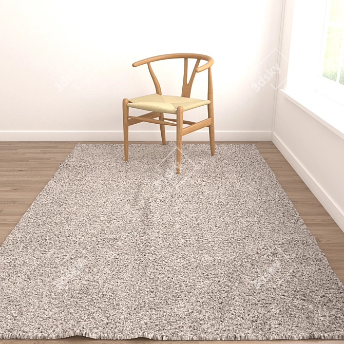 Versatile Rug Set for 3D Scenes 3D model image 4