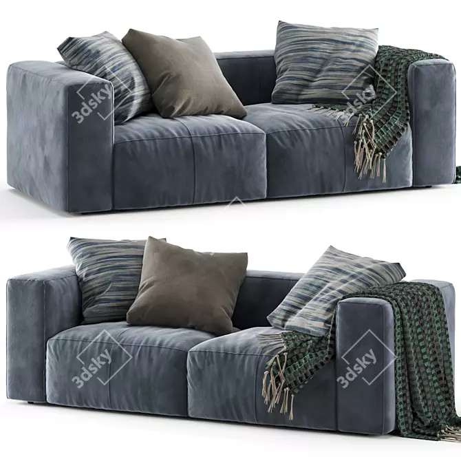 Modern Nils Sofa with Stunning Design 3D model image 1