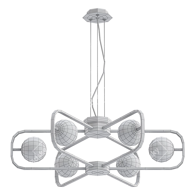 Elegant Maytoni MOD431 Pendant Light 3D model image 2