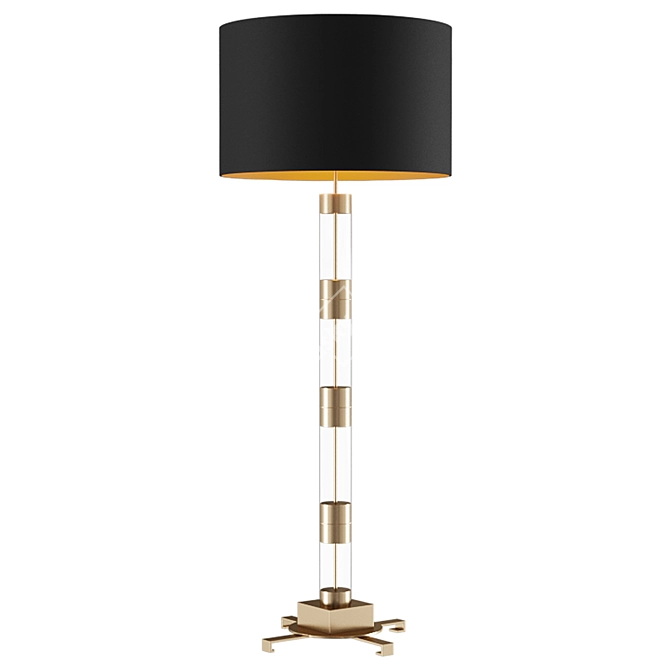 Elegant Cylinder Lamp for Reschio 3D model image 1