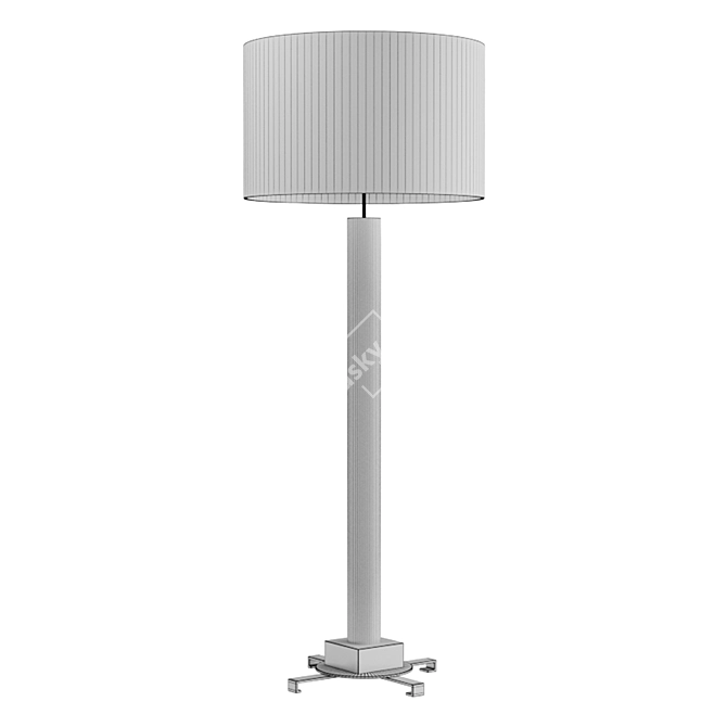 Elegant Cylinder Lamp for Reschio 3D model image 2