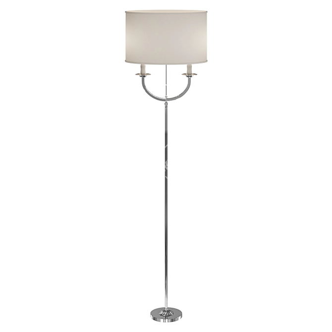 Andromeda Lumis White Floor Lamp 3D model image 1