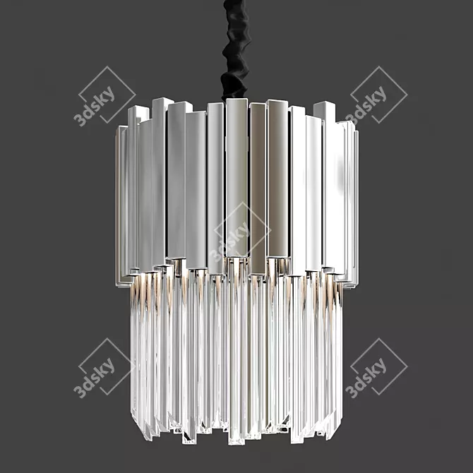 Elegant 30cm Pendant Light 3D model image 3