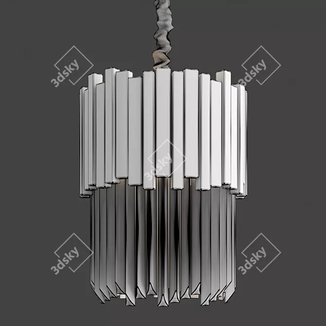 Elegant 30cm Pendant Light 3D model image 4