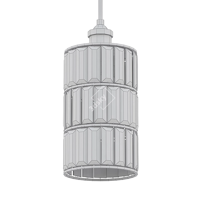 Sophie Pendant Light | Brushed Nickel 3D model image 2