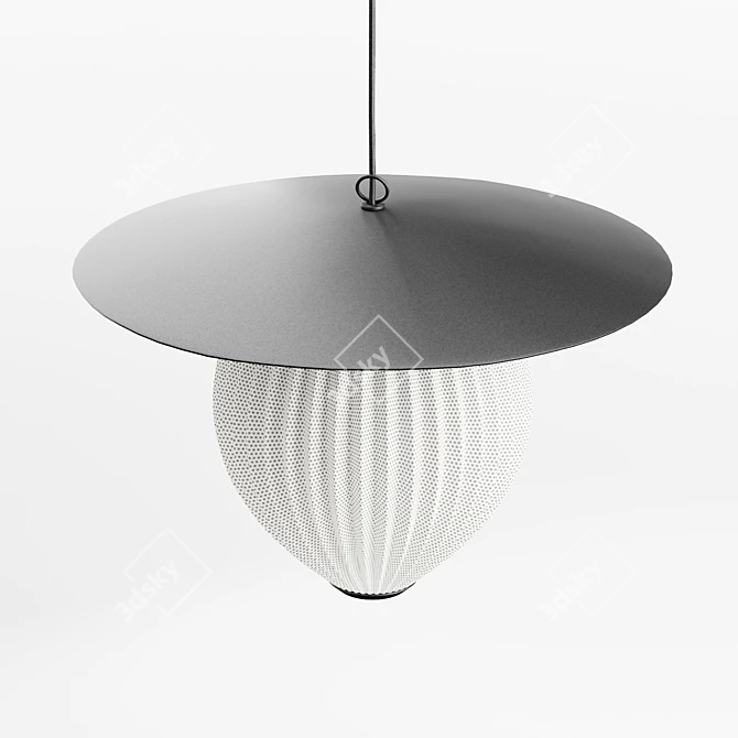 Cloud Orb Pendant Lamp 3D model image 4