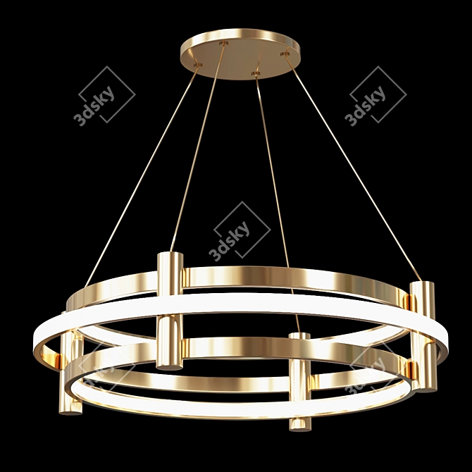 Elegant Pendant Light 06 3D model image 1