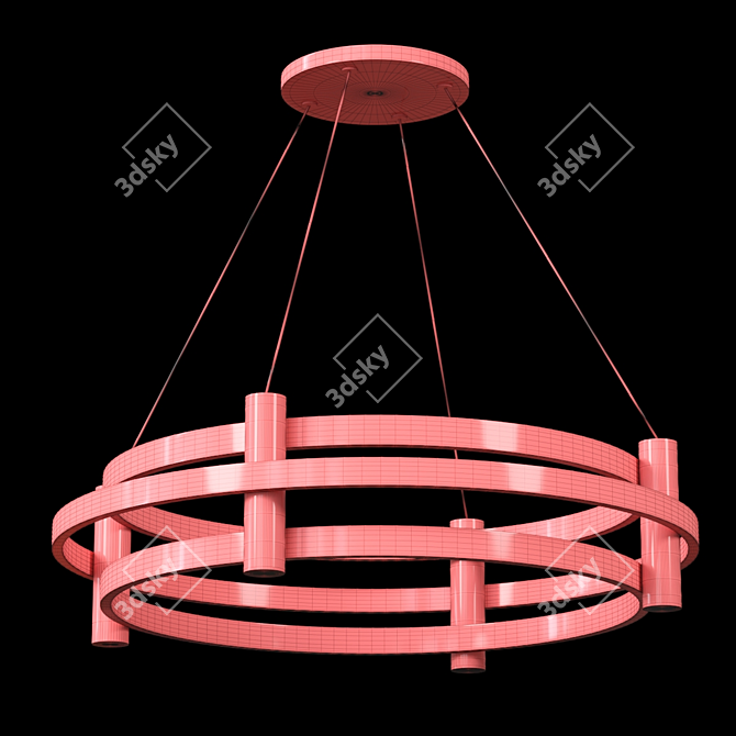 Elegant Pendant Light 06 3D model image 2