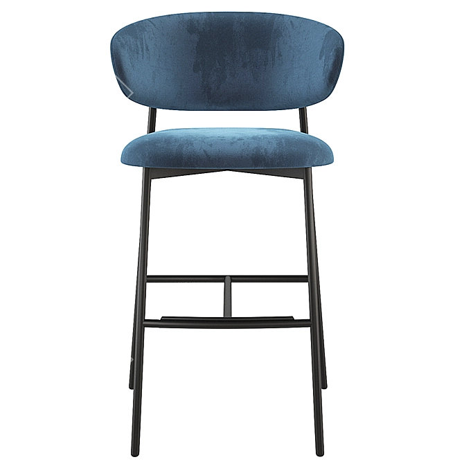 Sleek Calligaris Oleandro Bar Stool 3D model image 3