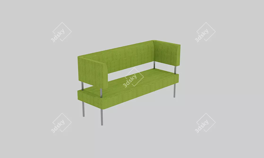 Compact Kitchen Sofa 3D model image 1