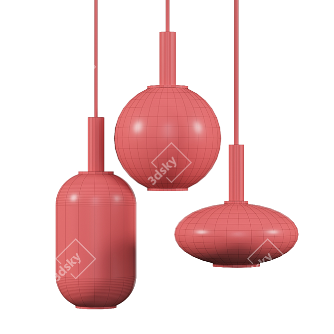 Modern Industrial Pendant Light 

Note: The Russian translation of the description is not provided. 3D model image 2