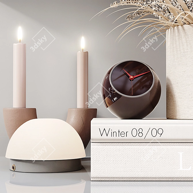 Elegant Decor Set 030: High Quality in Every Detail 3D model image 5