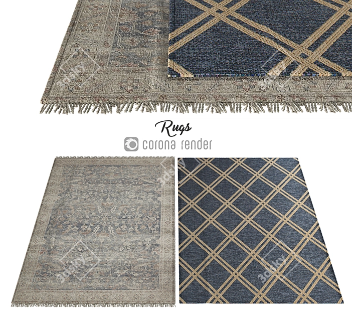 Elegant Carpets for Stylish Homes 3D model image 1