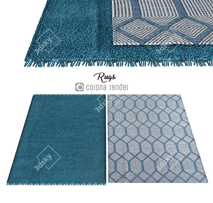 Luxury Carpets Collection 3D model image 1