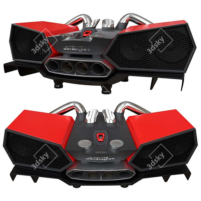 Lamborghini HiFi Sound System 3D model image 1