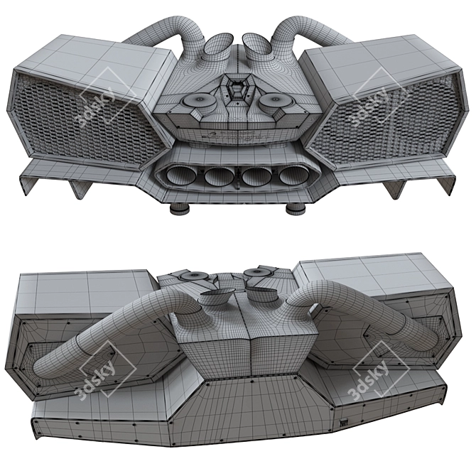 Lamborghini HiFi Sound System 3D model image 3