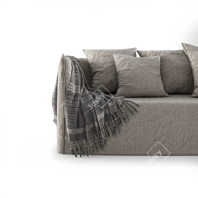 Modern Vray Sofa in 3Ds Max 3D model image 2