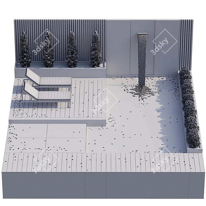 Ultimate Backyard Retreat 3D model image 4