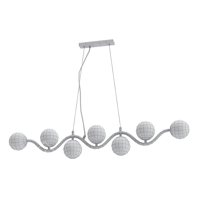 Maytoni MOD059PL-07G Pendant Light 3D model image 2