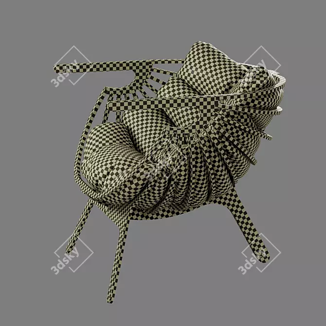 Elegant Shell Chair: Branca Lisboa 3D model image 5