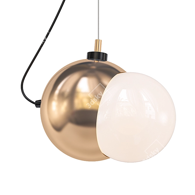 Maggie LED Pendant: Elegant Illumination 3D model image 1