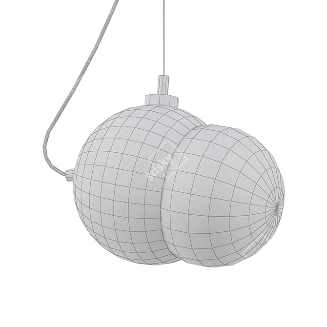 Maggie LED Pendant: Elegant Illumination 3D model image 2