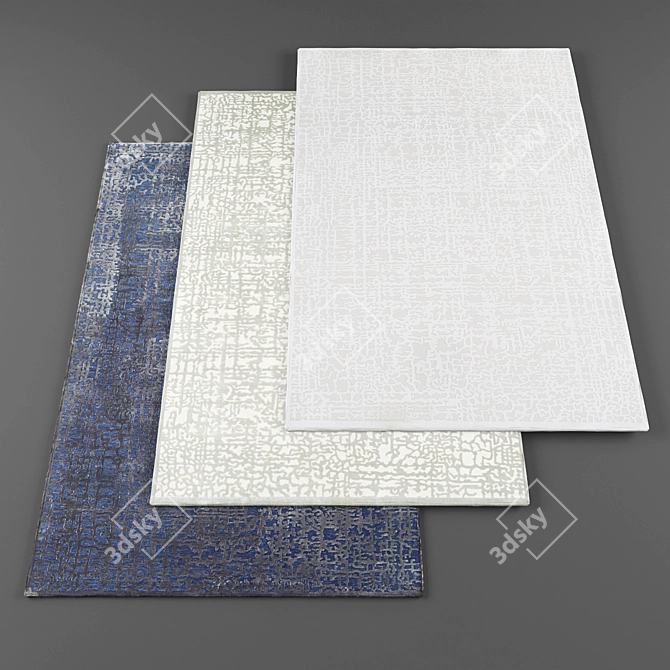 High Resolution Carpets Set 3D model image 1