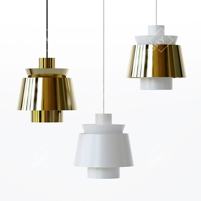 Modern & Stylish UTZON JU1 Pendant 3D model image 1