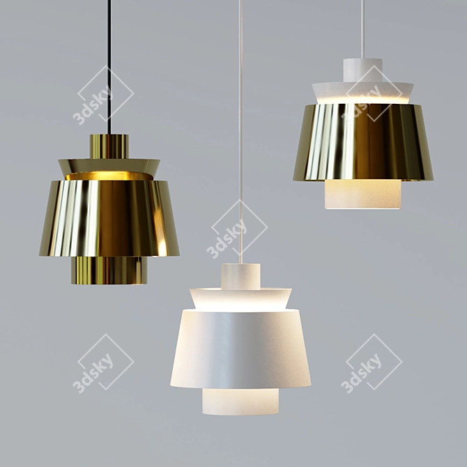 Modern & Stylish UTZON JU1 Pendant 3D model image 2