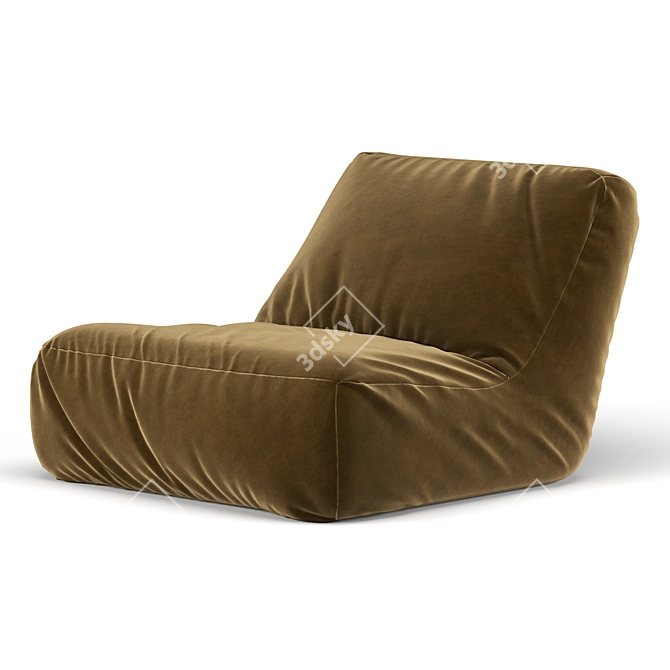 Modern Zoe Armchair: Stylish & Comfortable 3D model image 4